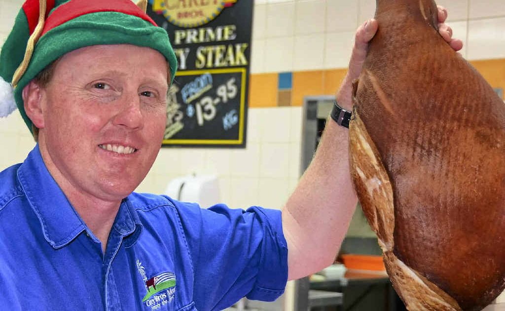 Paul Carey reckons the quality of Christmas hams is as good as ever this year. Paul Carey reckons the quality of Christmas hams is as good as ever this year.